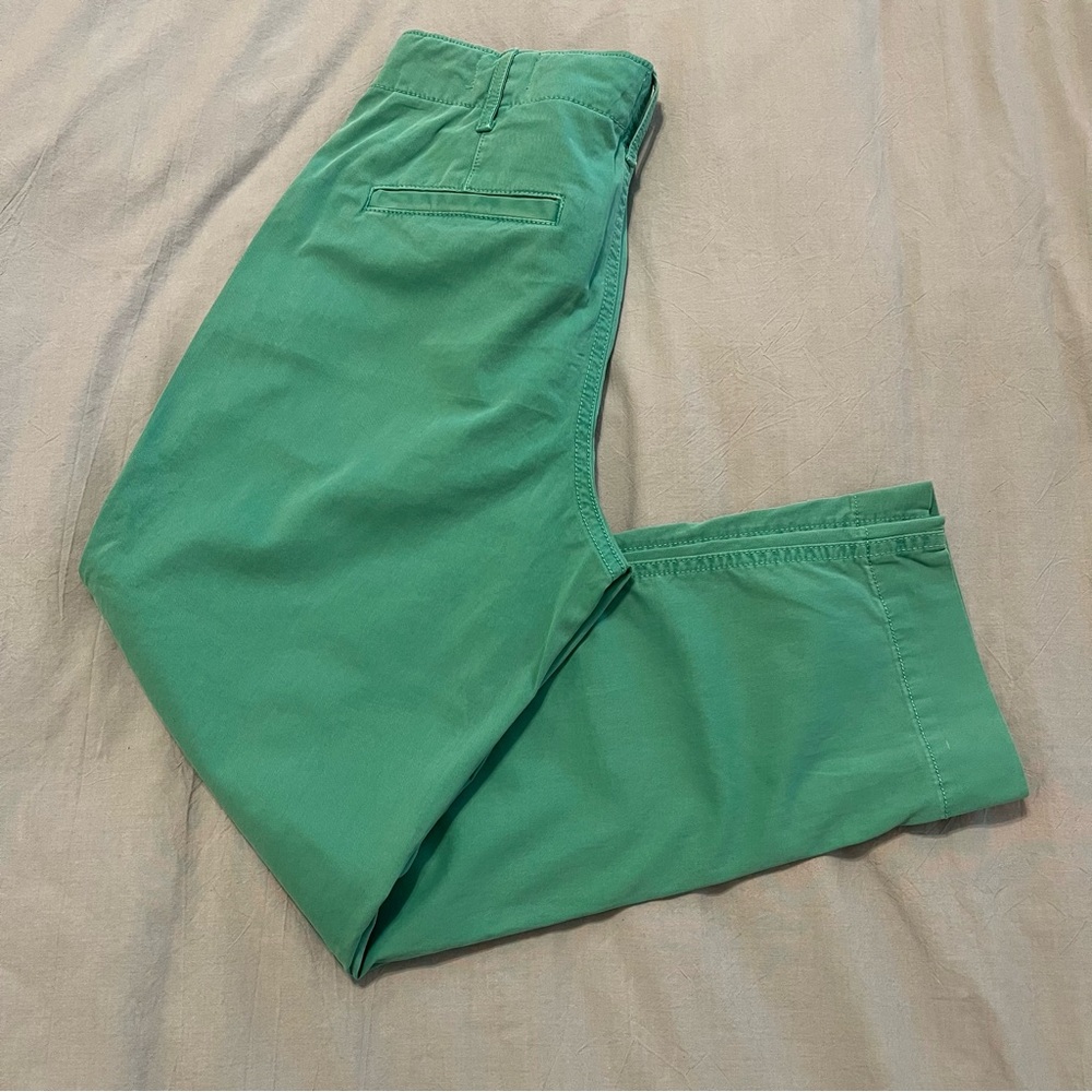 Gap‎ Green Cropped Khaki Pants – Size 0 Petite, NWOT - Picture 4 of 9